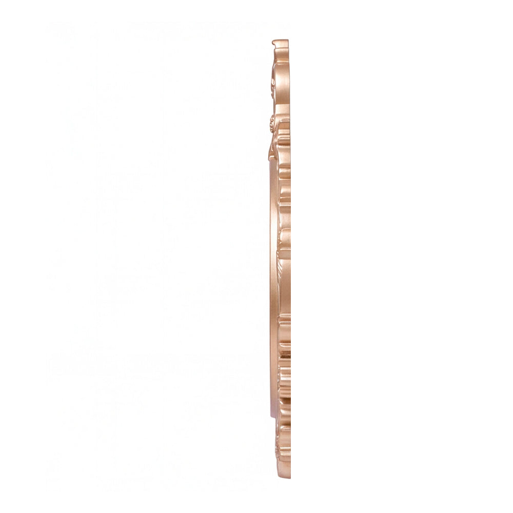 Specchio decorativo ovale da parete 36x53 cm con cornice barocca gold MR5501