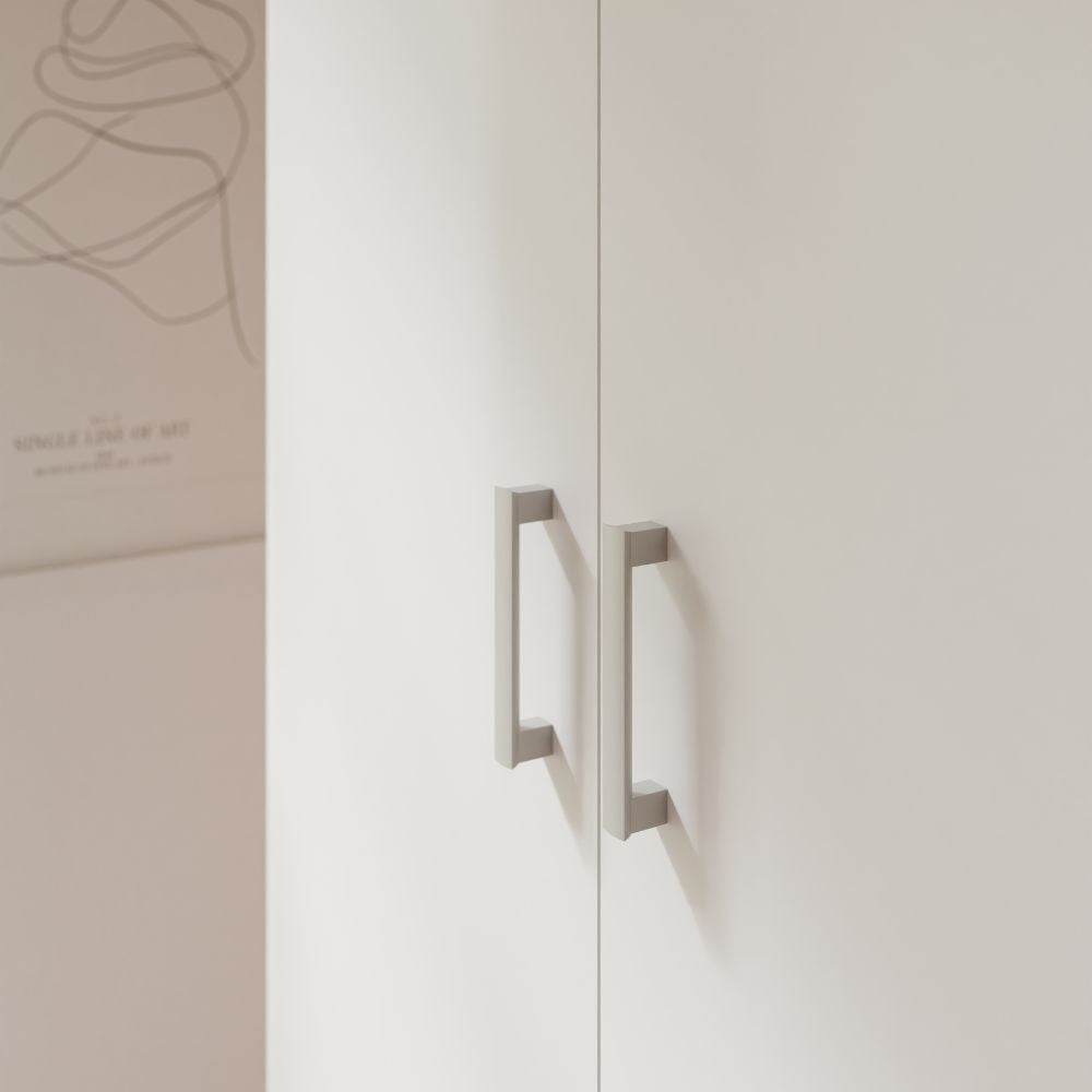 Armadio 4 ante 1 cassetto colore bianco 177.5x54x210.5H Arcadia