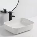 Lavabo da appoggio in ceramica senza foro miscelatore 50x39x13H Bowl9391B