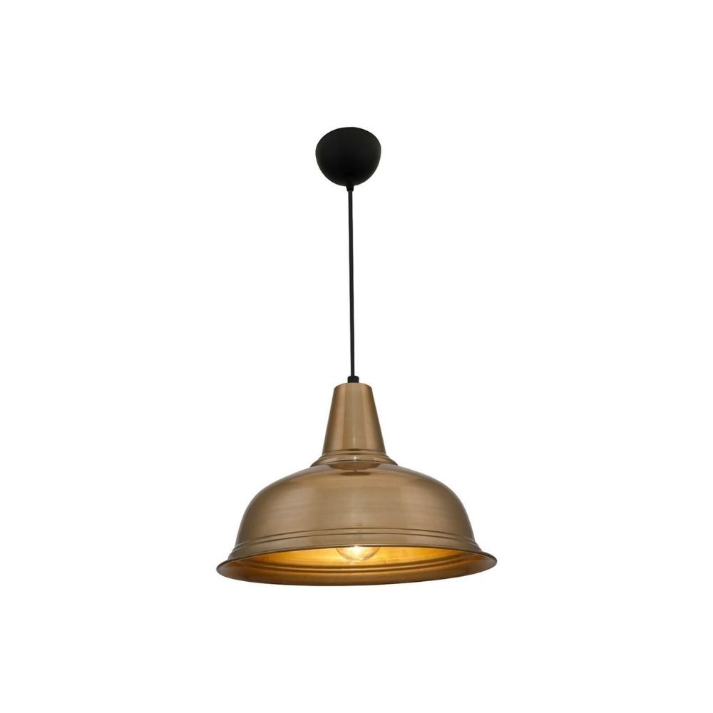 Suspension 90h avec diffuseur couleur bronze