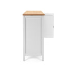 Madia 3 ante e 1 cassetto colore bianco e top artisan rovere 120 cm Bergen57