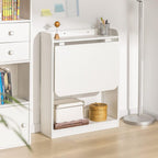 Bureau mural pliable gain de place blanc 64x65x82H Plana