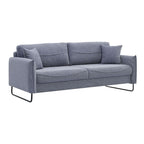 3-Sitzer-Schlafsofa, hellgrauer Stoff - Fly