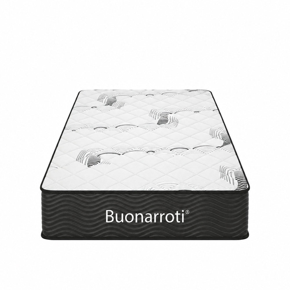 Materasso singolo con molle insacchettate e strato in Memory Foam 80x190x22,3 cm Tarico