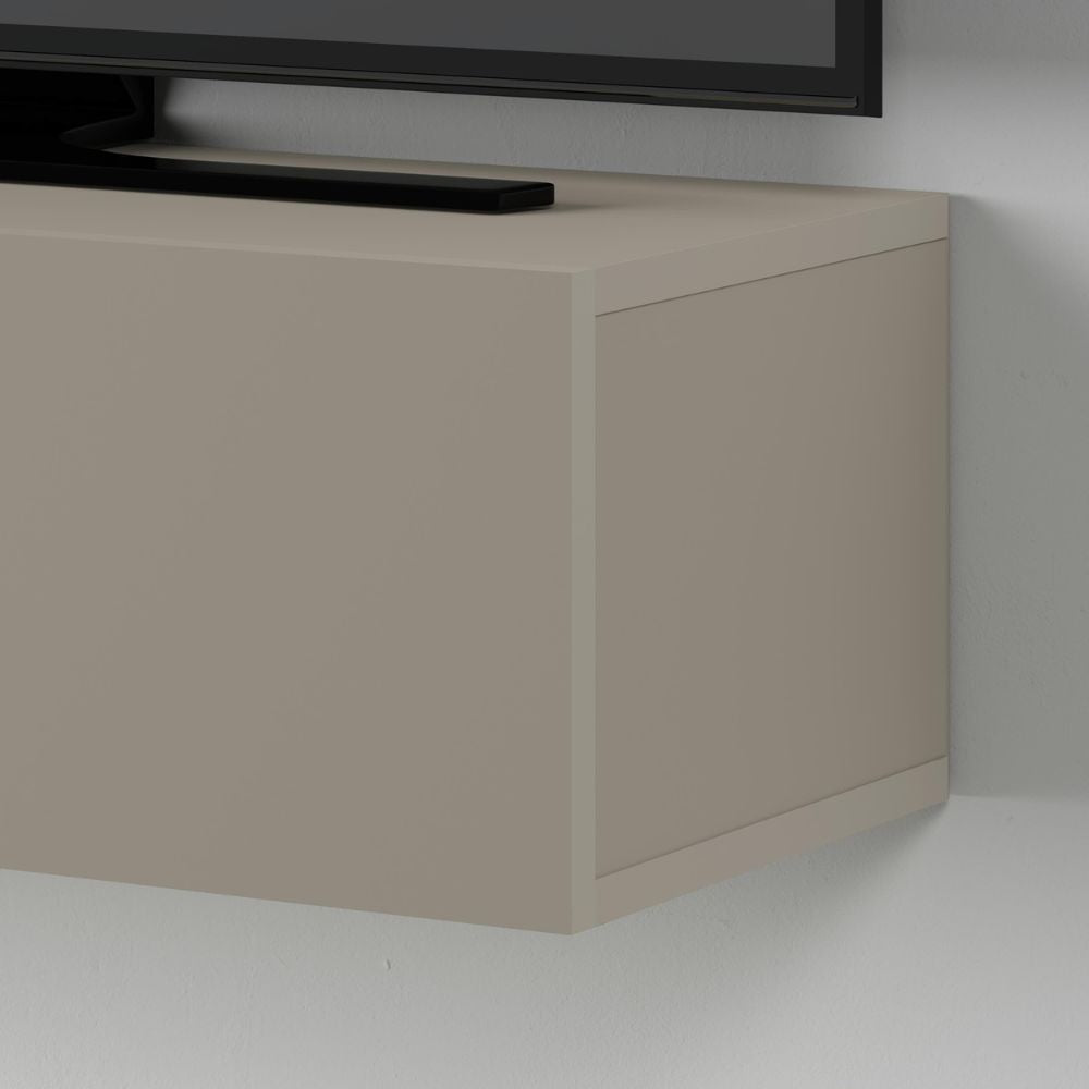 Mobile porta Tv sospeso 2 ante a ribalta colore cashmere Francy