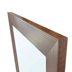 Specchiera quadrata 90x90 cm con cornice larice tabacco Plana