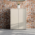 Meuble polyvalent 2 portes coloris cachemire 74,5x35x99 Medea
