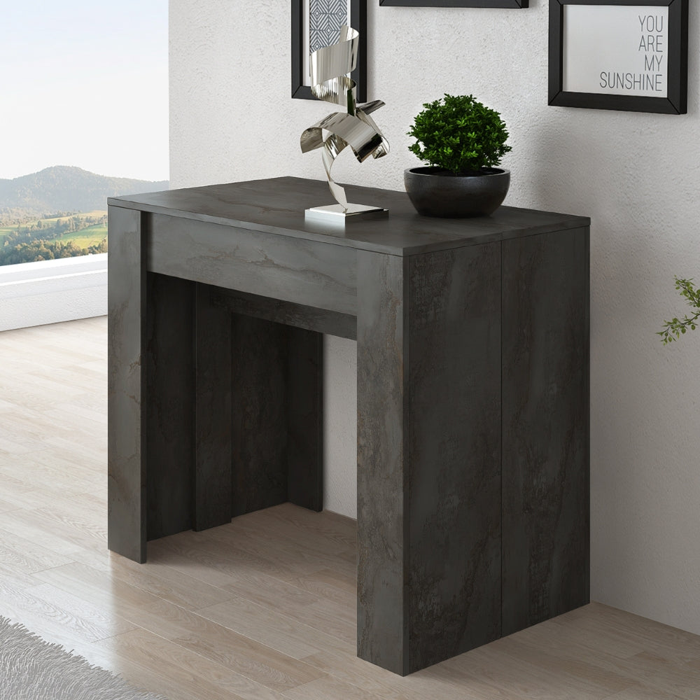 Console extensible couleur oxyde 90x51,6 cm - Luka