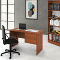 Scrivania con due cassetti colore noce antico 119x64 cm - Tiffany