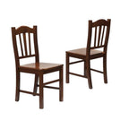 Set 2 sedie in legno Silvana