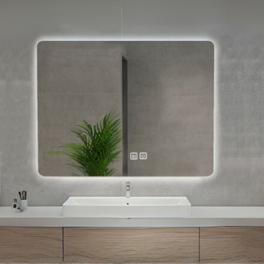 Specchio smart rettangolare YJ-70100A con retroilluminazione 100x70