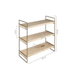 Scaffale Hobby 3 ripiani 40x13x40 bronzo ASZ1572