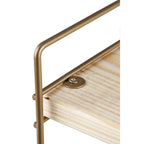 Scaffale Hobby 3 ripiani 40x13x40 bronzo ASZ1572