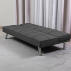 Divano click-clack con funzione letto colore grigio scuro 168x83x75.5H Daynora
