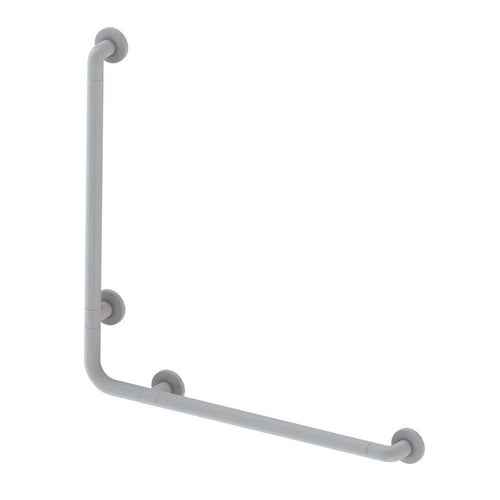 Barre d'appui d'angle de sécurité pour salle de bain 78x78 KV1501 blanc