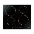 Table de cuisson à induction 4 zones coloris noir - Master Kitchen MKHI604BK