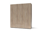 Kleiderschrank mit 4 Türen und 2 Schubladen, weiß, 160x177H cm - Seba 4