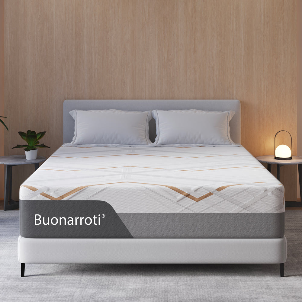 Materasso matrimoniale con Memory Foam, sfoderabile con molle insacchettate 160x200x30 cm Corvo