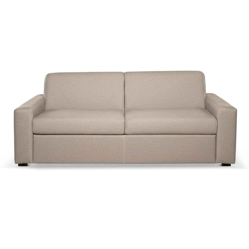 Divano letto 3 posti tessuto Queens colore beige 200x98x86h Flash