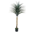Pianta artificiale Dracena effetto realistico 27 foglie con vaso 150H cm