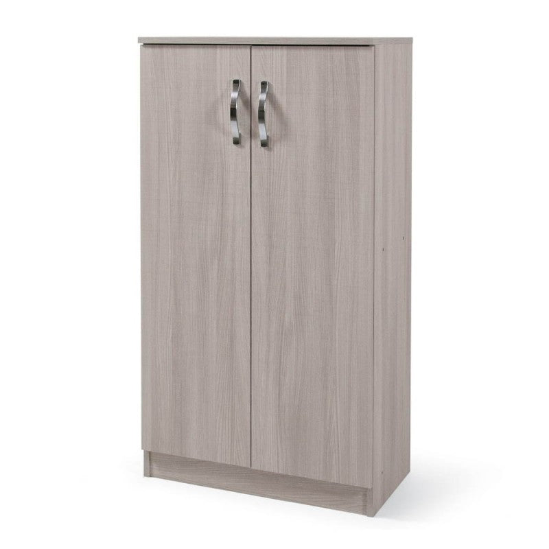 Scarpiera armadio con 2 ante e 3 ripiani colore olmo 71x130H cm - Gabriella