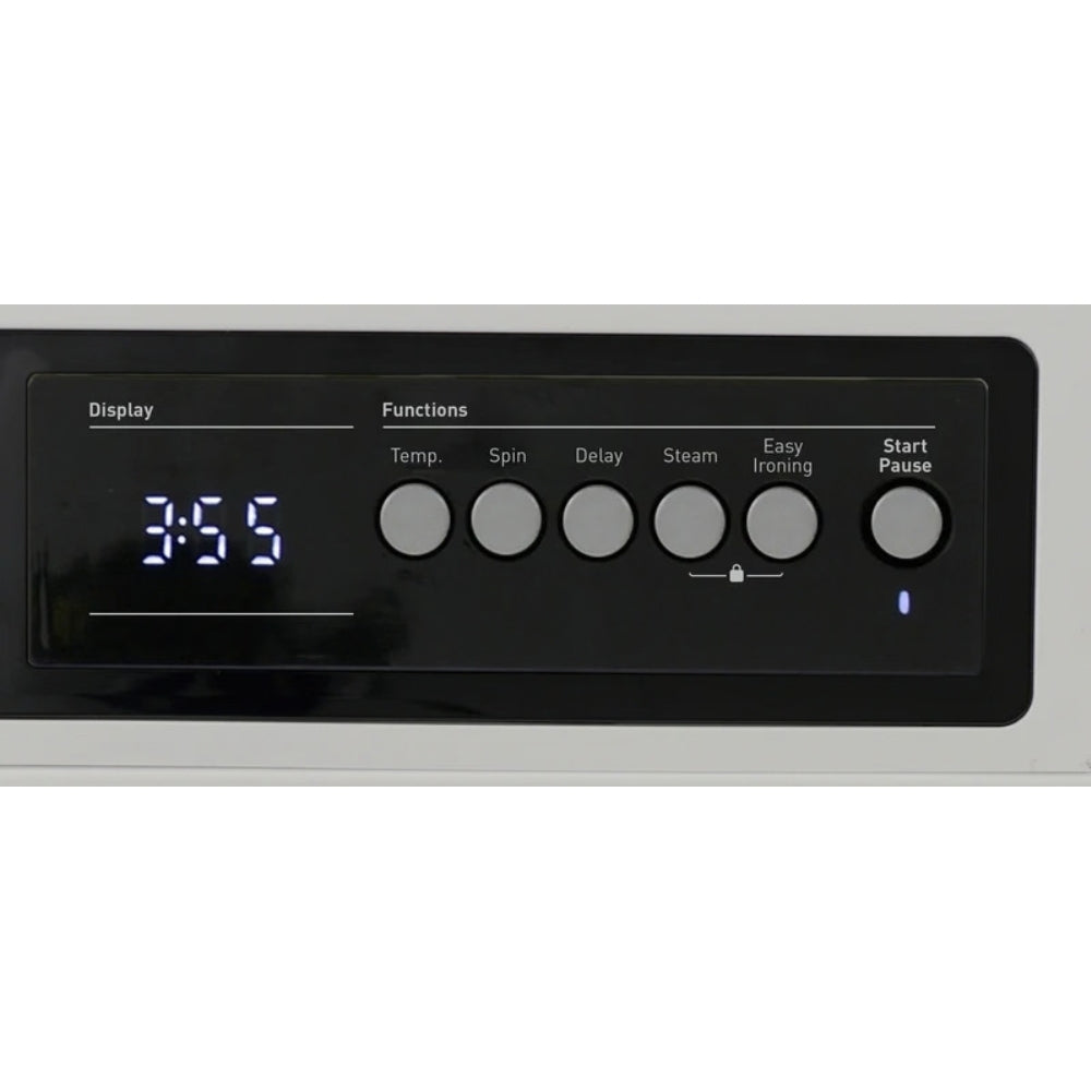 Lavatrice integrata 8 kg 1400 RPM classe A con tecnologia a vapore Sharp ES-NIB814BWNA-IT