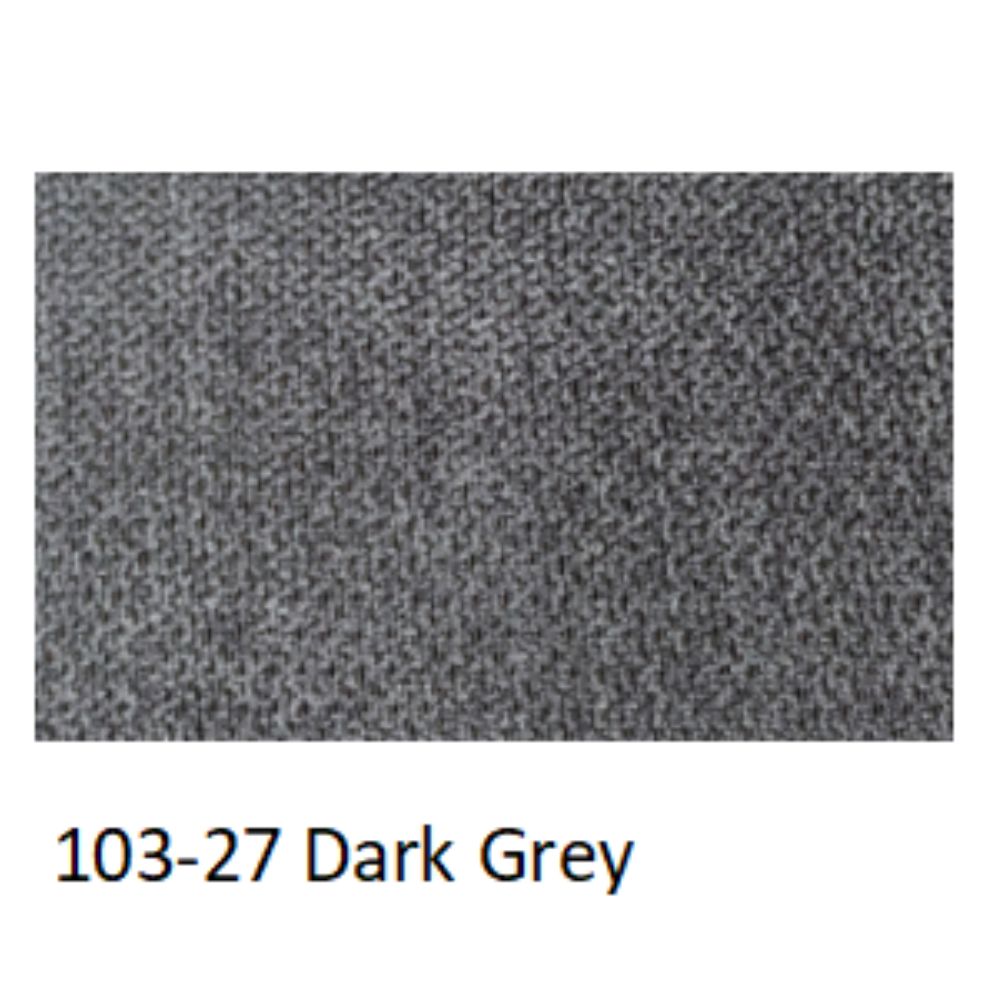 CANAPÉ 3 PLACES NUTMEG + POUF COULEUR GRIS FONCÉ