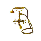 Miscelatore con doccetta colore ottone antico - Lecce Classic