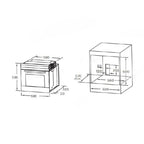 Forno statico Midea MO704STX 70 litri doppia manopola classe A inox
