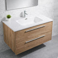 Lavabo in ceramica bianco lucido 101 cm Bulnes100
