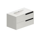 Mobile bagno sospeso con cassetti colore cashmere 80x45x50H - Former