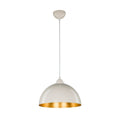 Suspension 60h en métal blanc Topak