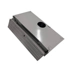 Integriertes Flachlüftermodul, Aluminium, 90 cm