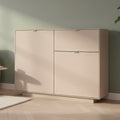 Madia 2 ante e 1 cassetto colore cashmere 120 cm Sivas01A