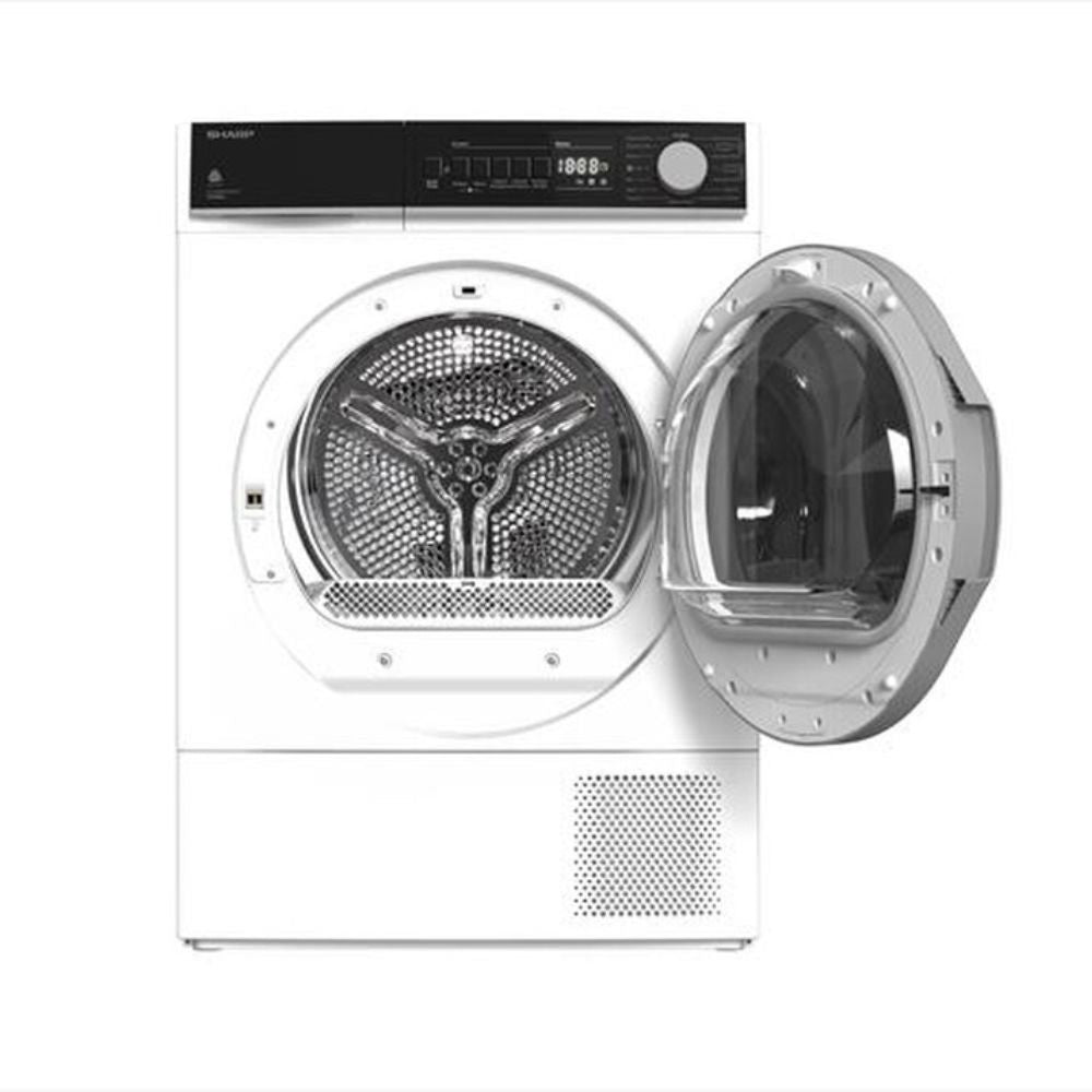 Asciugatrice 10 kg pompa di calore KDNHB0S7GWD Classe D Sharp