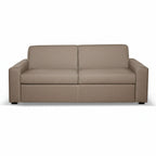 Divano letto 3 posti tessuto Queens colore camel 200x98x86h Flash