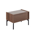Camera da letto con letto contenitore e armadio con specchi colore beige e kaplan - Vega