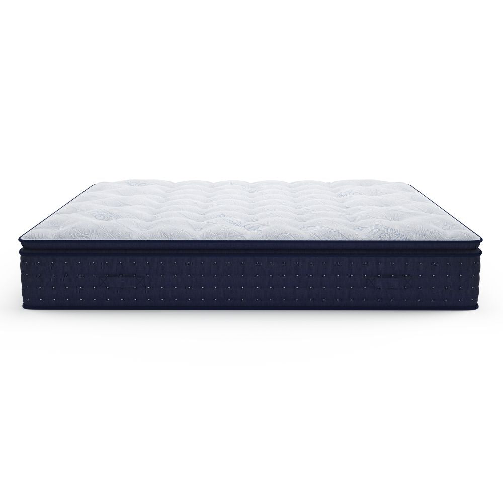 Doppelbettmatratze aus Taschenfedern und Memoryschaum 160x190x33H cm - Maripo