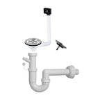 Lavello cucina incasso in acciaio una vasca 76x50.5x20H cm - SA233 Samet