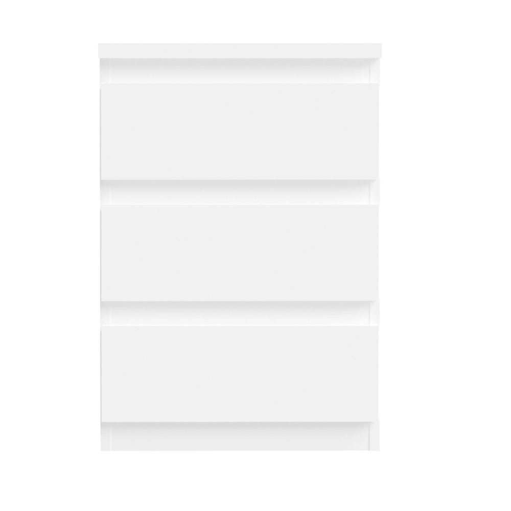 Cassettiera 3 cassetti colore bianco 42x32x61H Morgan