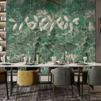 Pannello decorativo effetto marmo verde lucido 122x300 PANGH168