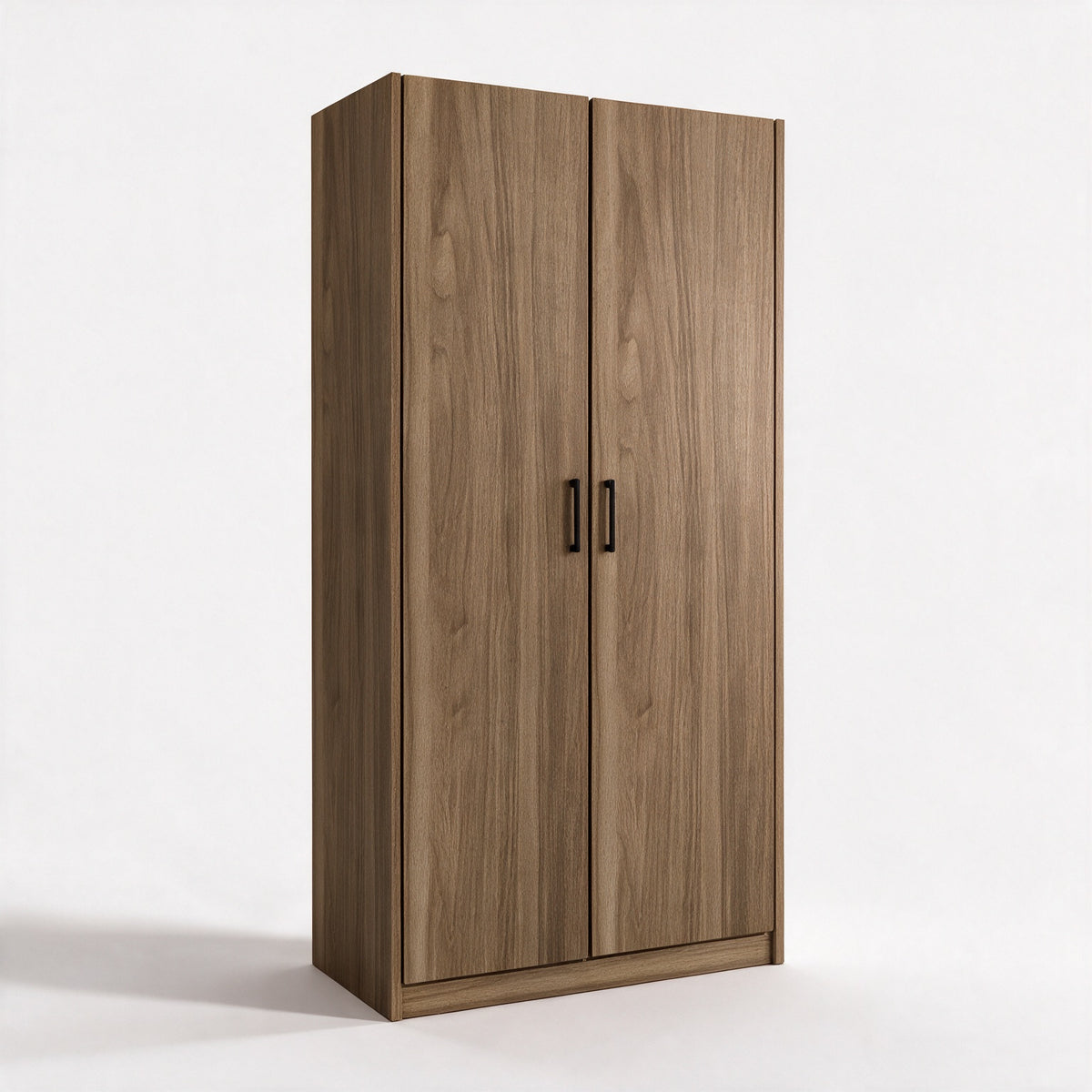 Armadio con due ante colore noce naturale 91x52x210H cm - ARM290