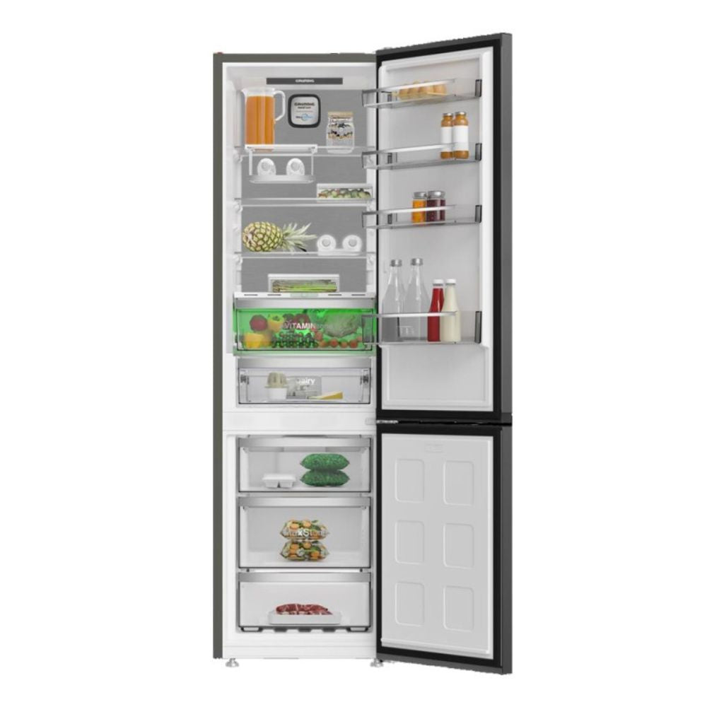 Réfrigérateur congélateur pose libre total no frost 324l couleur dark inox - Grundig GKPN66840LXRW