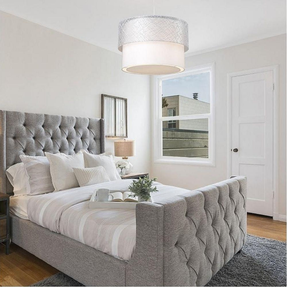 Suspension 70 cm en tissu gris - Polo