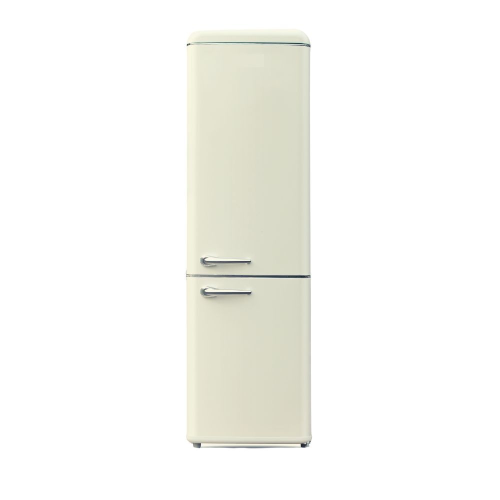 Kühlschrank mit Gefrierfach im Retro-Vintage-Creme-Look - Maremma