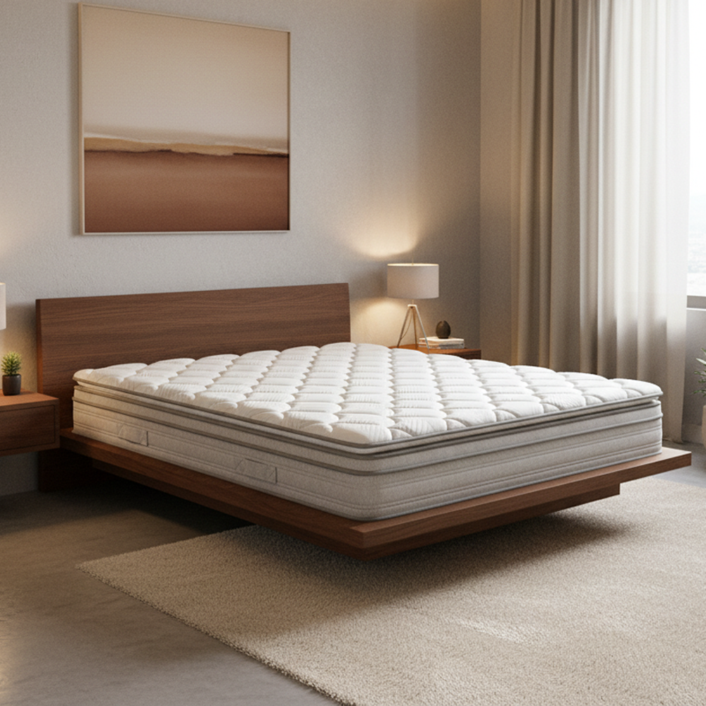 Materasso matrimoniale memory foam molle insacchettate 7 Zone 160x190x27H cm - Lisa
