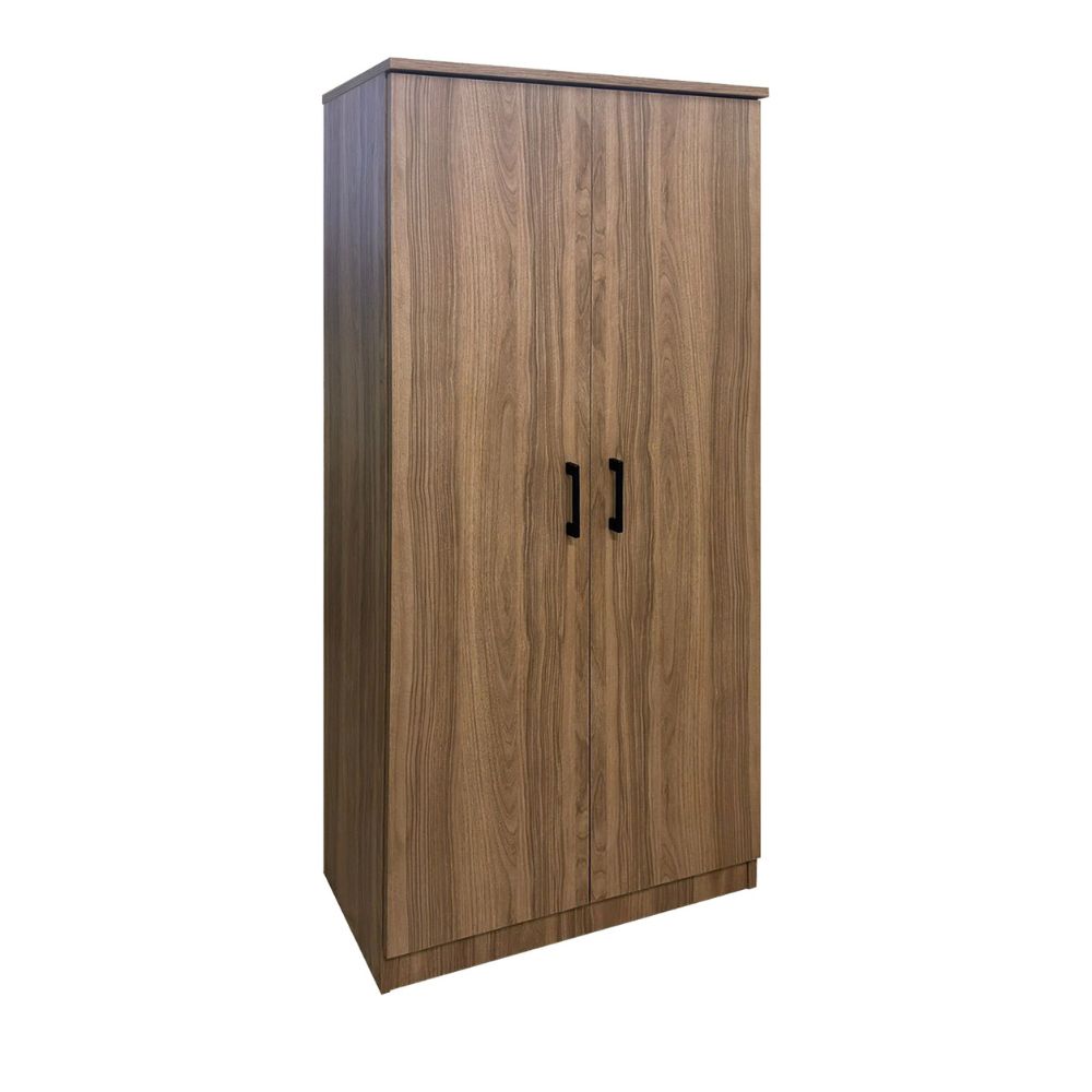 Armadio scarpiera con 2 ante e 5 ripiani colore noce 71x182H cm - Gabriella