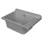 Lavatoio Pilozzo a muro 58x38 cm in polipropilene grigio 2051FGSCAT