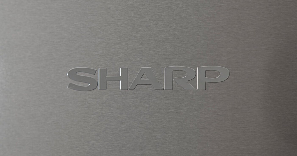 KÜHL-GEFRIERKOMBINATION 367 l (266 + 101) 201 CM INOX SHARP ABM 59,5x65x201