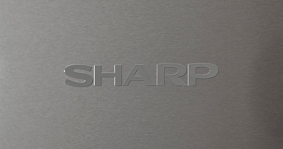 KÜHL-GEFRIERKOMBINATION 367 l (266 + 101) 201 CM INOX SHARP ABM 59,5x65x201